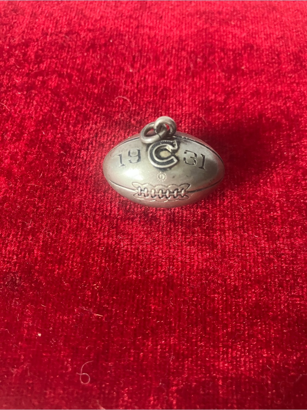 Vintage 1931 Interscholastic League Football Championship Charm Fob Asst Coach.